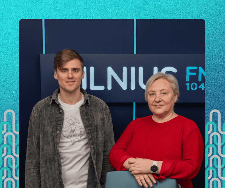 Simonas Dailidė – sveikuolių sąjungos prezidentas.. Laidą veda Kristina Kanišauskaitė-Šaltmerė