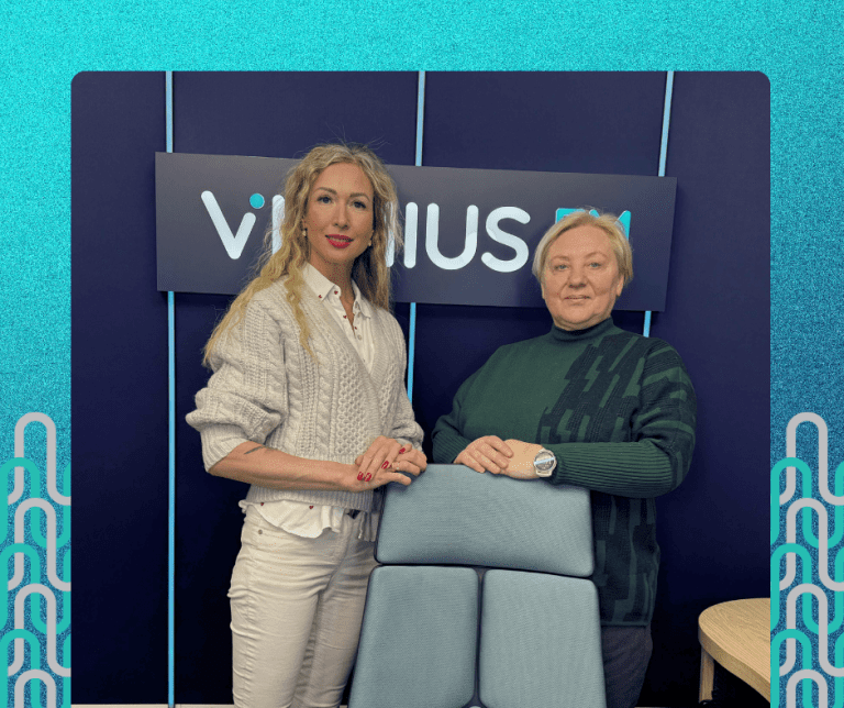 Inga Juozapavičiene - Jaunaragiai Lietuva fondo atstovė, verslo mentorė ir lektorė. Laidą veda Jūratė Pilibaitienė