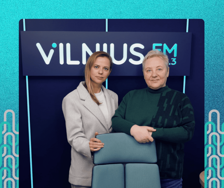 Raimonda Kriščiūnė - Žirmūnų padelio akademijos vadovė. Laidą veda Jūratė Pilibaitienė