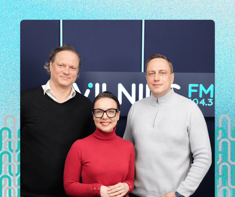 Vaidas Paulauskis, ID Vilnius, CEO Tomas Naščišonis, GoAGI, CEO, laidoje Vilnius 2050