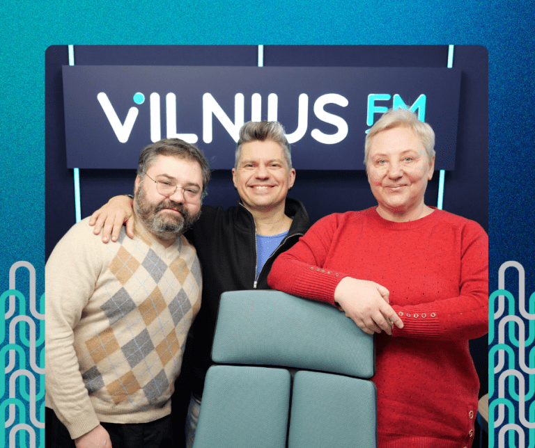projekto „2 METRAI“ atlikėjai Deivis Norvilas ir Rafailas Karpis., laidoje Vilniaus ritmu