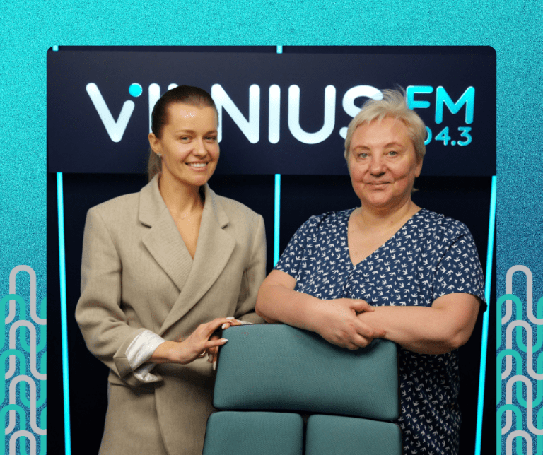dizainerė - Sandra Šernė, laidoje Vilniaus ritmu