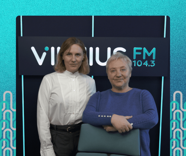 Ūla Ambrasaitė - leidyklos „Lapas“ įkūrėja ir vadovė , laidoje Vilniaus ritmu