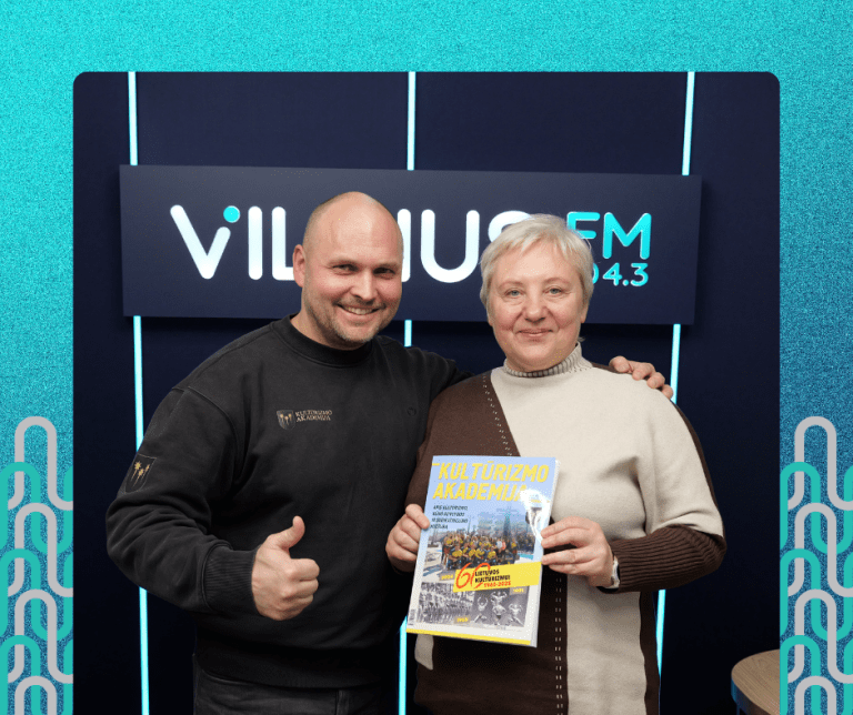 Kultūrizmo akademijos prezidentas Remigijus Bimba, laidoje Vilniaus ritmu