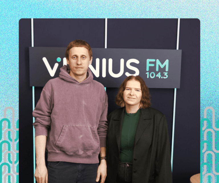 Aktorius, kūrėjas ir iniciatorius Marius Čižauskas, laidoje Grojantis miestas