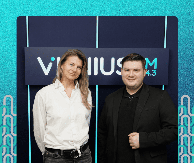 Justė Kostikovaitė kuratorė ir kultūrinių projektų kūrėja, laidoje Vilniaus ritmu