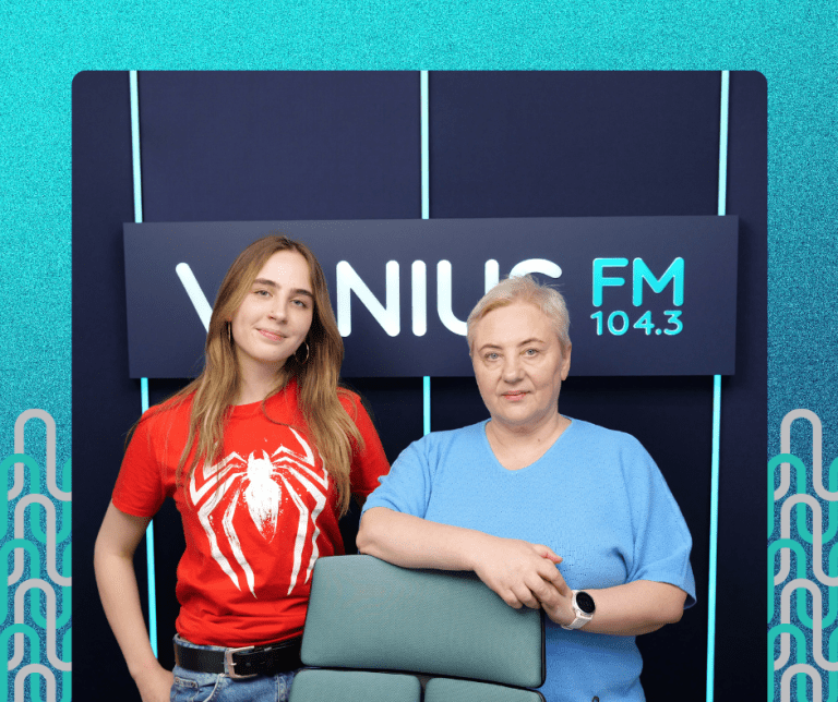 Greta Pinelytė VJOSAS Jaunimo organizacijos pirmininkė , laidoje Vilniaus ritmu