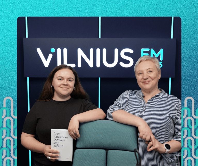 Dizainerė Aurelija Slapštytė, laidoje Vilniaus ritmu