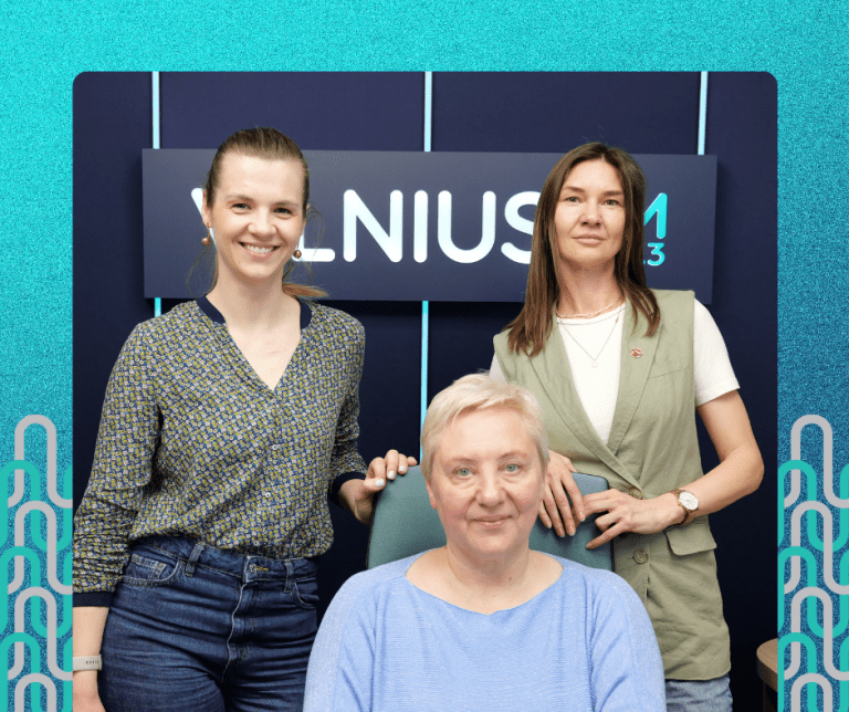 Laura Milčienė - Visuomeninės organizacijos "Gelbėkit vaikus" generalinė direktorė. Verslo partnerysčių projektų vadovė Indrė Bankietaitė, laidoje Vilniaus ritmu