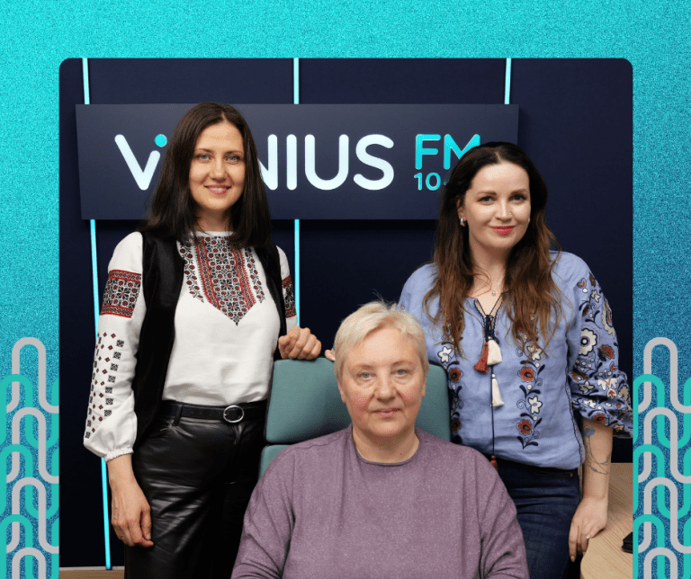 Maryna Pylypenko — projekto iniciatorė, vadovė ir dirigentė, taip pat Tetiana Vasylkevych — projekto komunikacijos ir koordinavimo organizatorė, laidoje Vilniaus ritmu