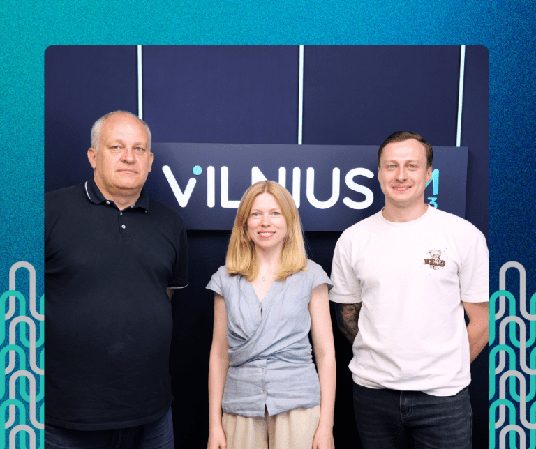 Vaidotų seniūnaitis Daniel Vitukevič ir Vilniaus rajono savivaldybės Kultūros skyriaus vedėja Gražina Sluško, laidoje Sostinės horizontai
