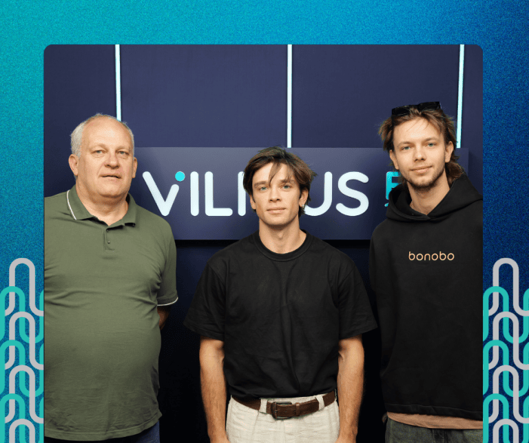 Lietuvos boulderingo čempionas, klubo „Bonobo“ darbuotojas Petras Kastanauskas bei Eduardas Jeriomenko Lietuvos laipiojimo sporto federacijos prezidentas , laidoje Labas, Vilniau!