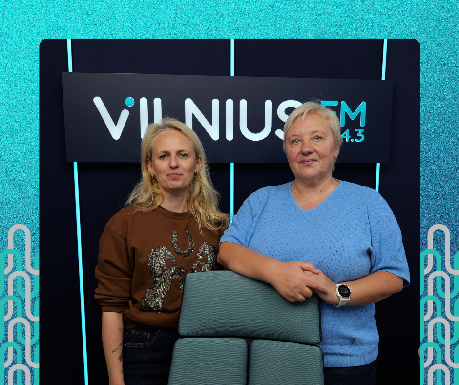 Knygų autorė Kristina Ragauskaitė, laidoje Vilniaus ritmu