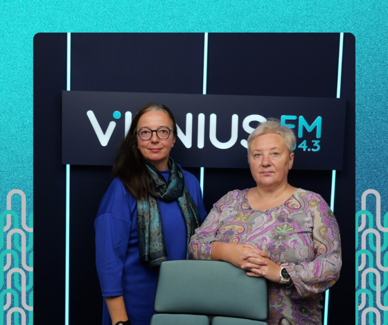 Lietuvos teatro, muzikos ir kino muziejaus direktorės pavaduotoja kultūrinei veiklai, parodos kuratorė dr. Auksė Kapočiūtė-Vaitkuvienė, laidoje Vilniaus ritmu