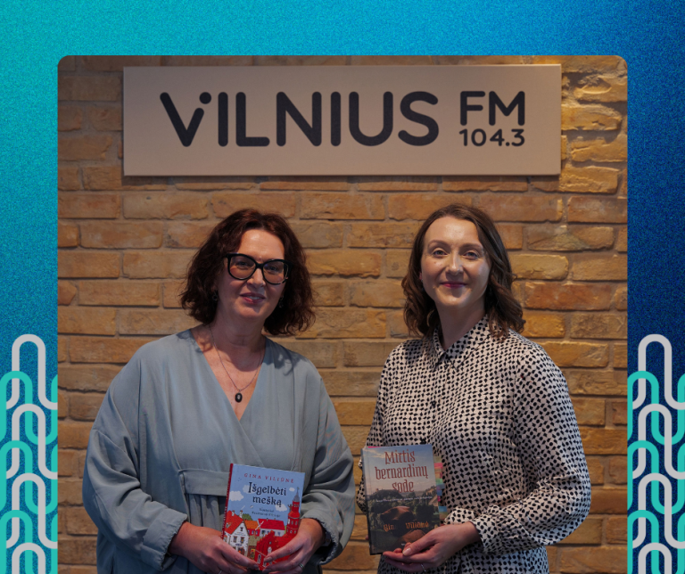 Rašytoja Gina Viliūnė, laidoje Rašytojų Vilnius